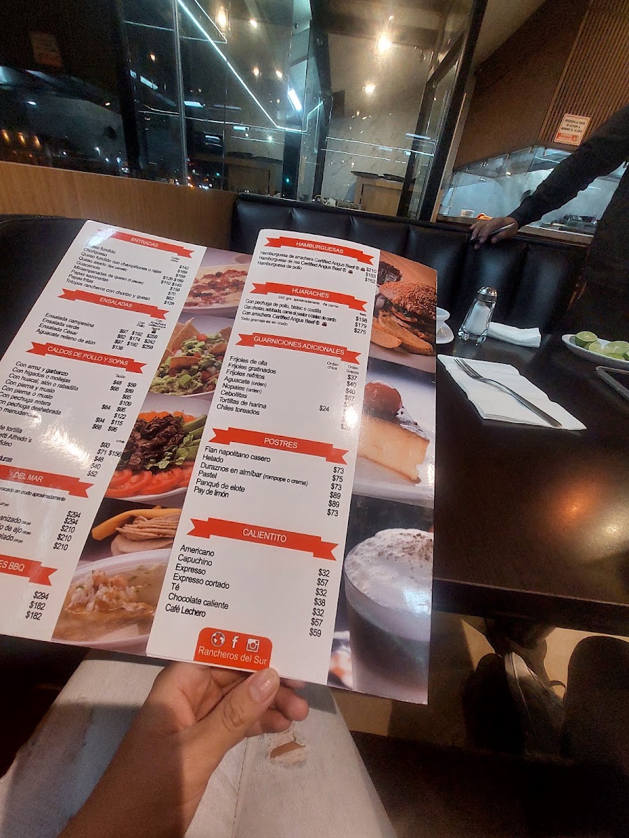 Los Rancheros Del Sur Menu - Image 3